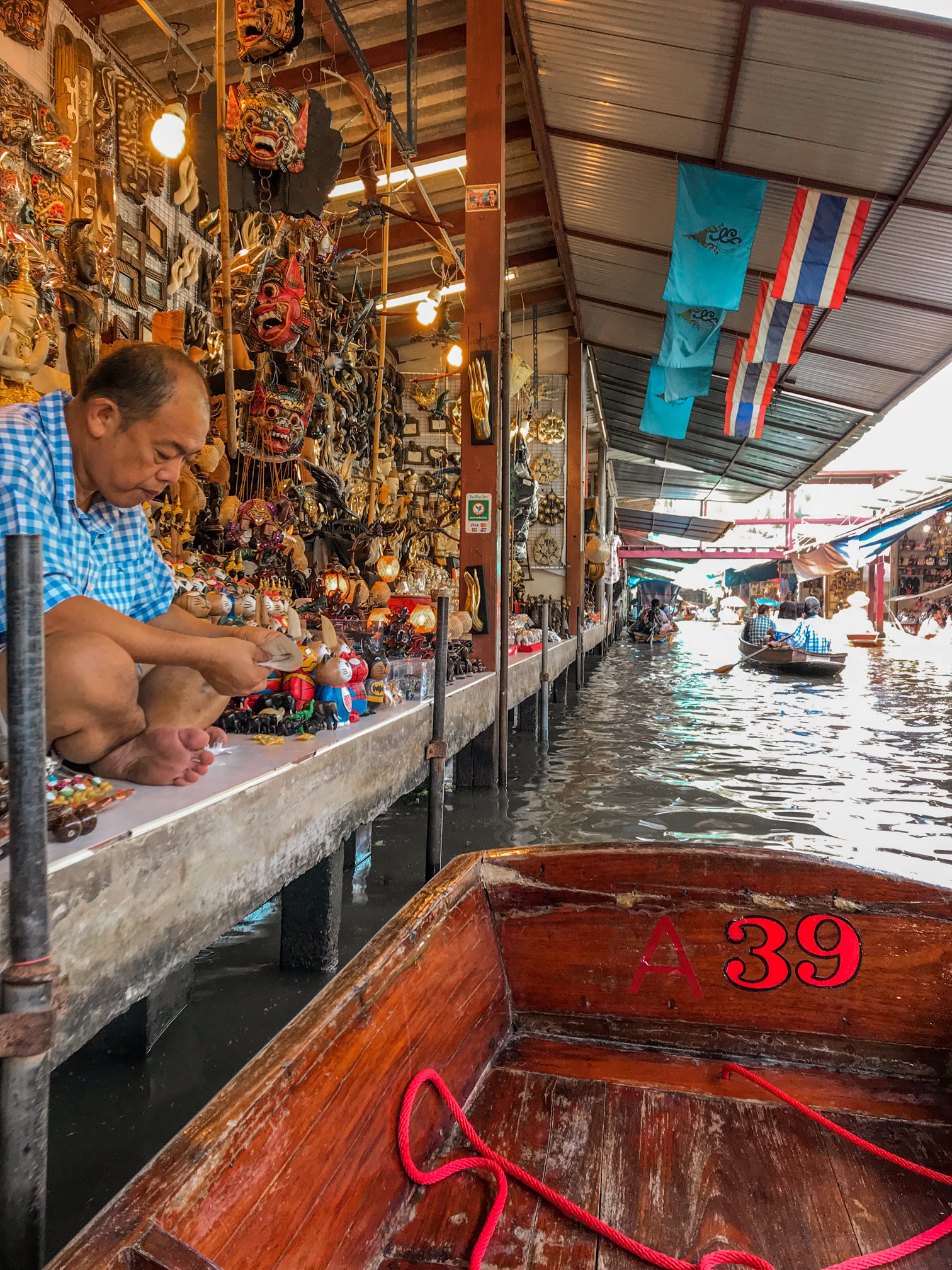 Mercado Flutuante Damnoen Saduak
