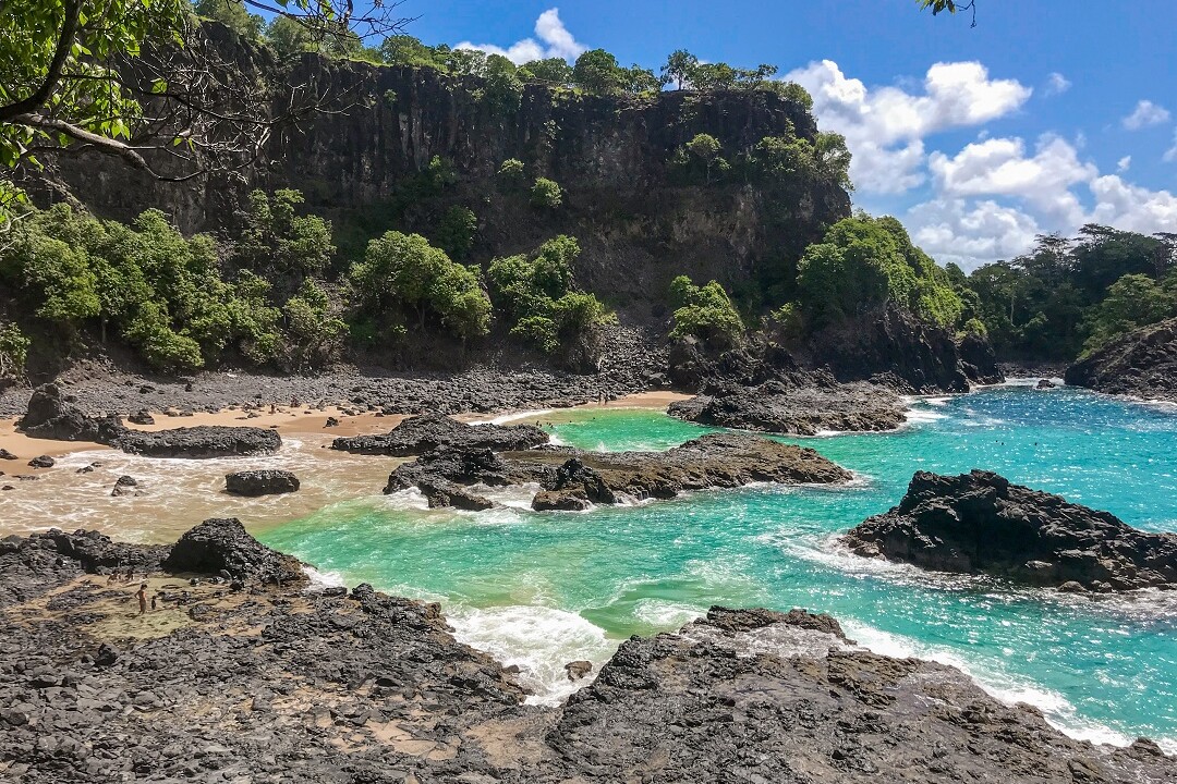 Baia dos Porcos em Fernando de Noronha