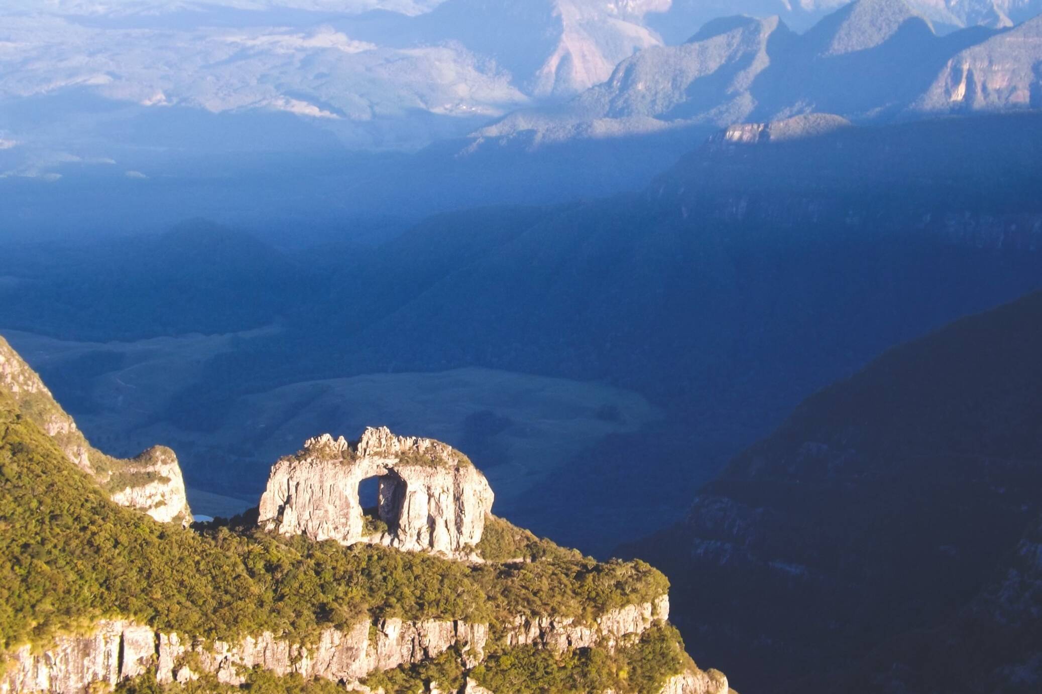 Vista da Pedra Furada em Urubici