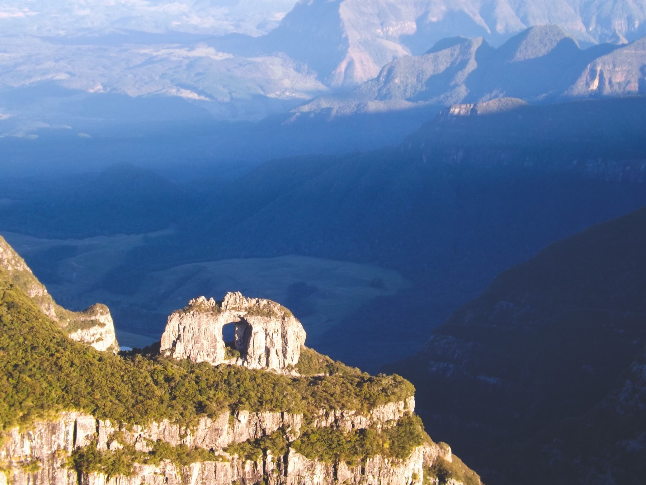 Vista da Pedra Furada em Urubici