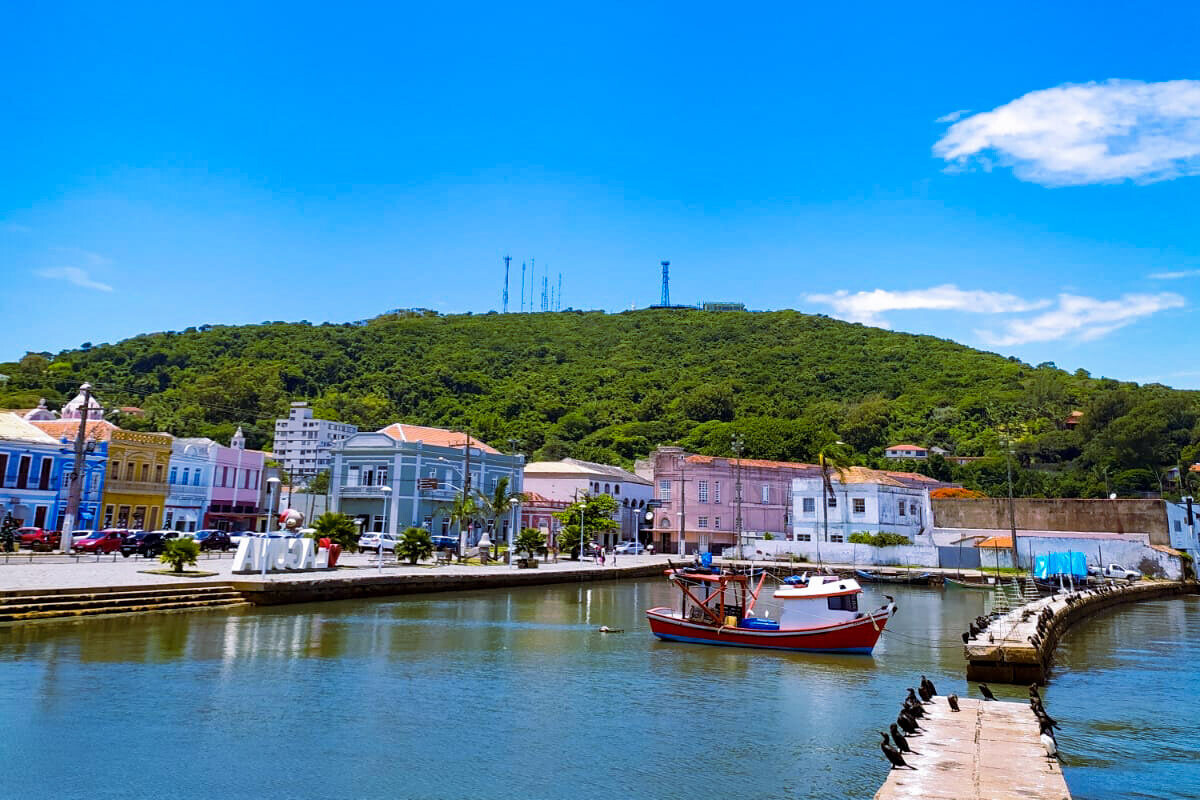 Vista Cidade de Laguna em SC