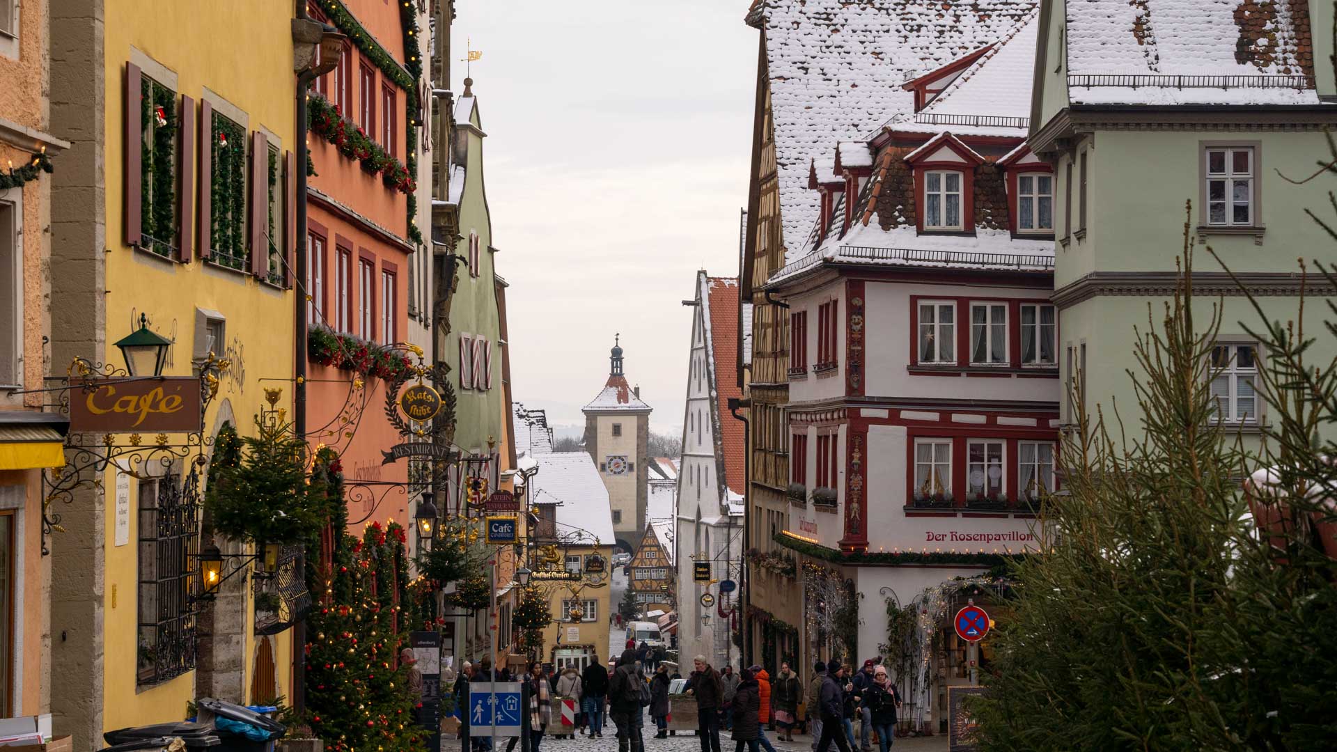 Rothenburg ob der tauber na Rota Romantica da Alemanha