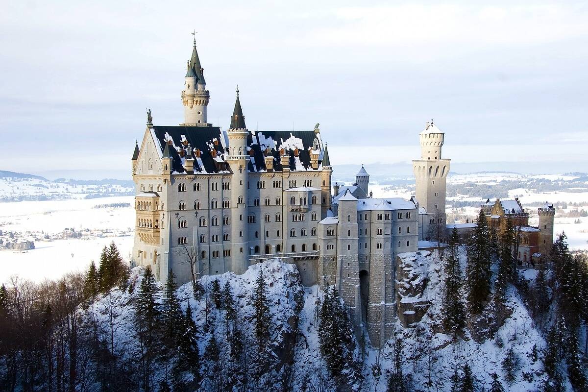 Castelo de Neuschwanstein na Alemanha